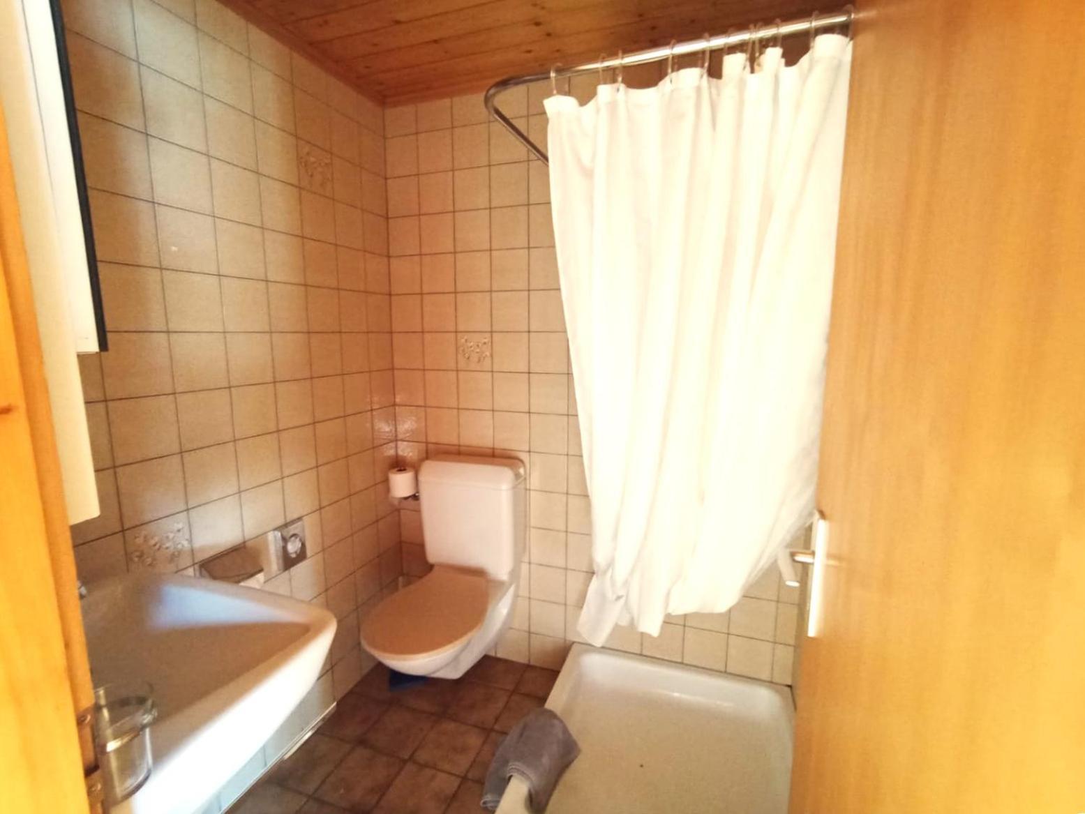 Chambre Double Doppelzimmer Camping Jaunpass Boltigen Bagian luar foto